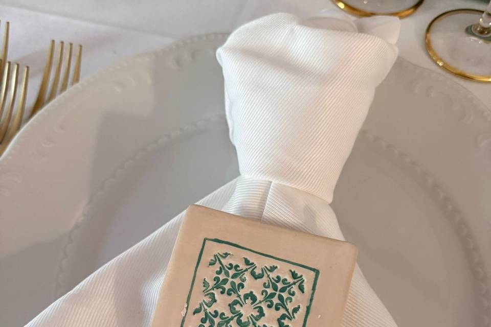 Sottobicchiere segnaposto
