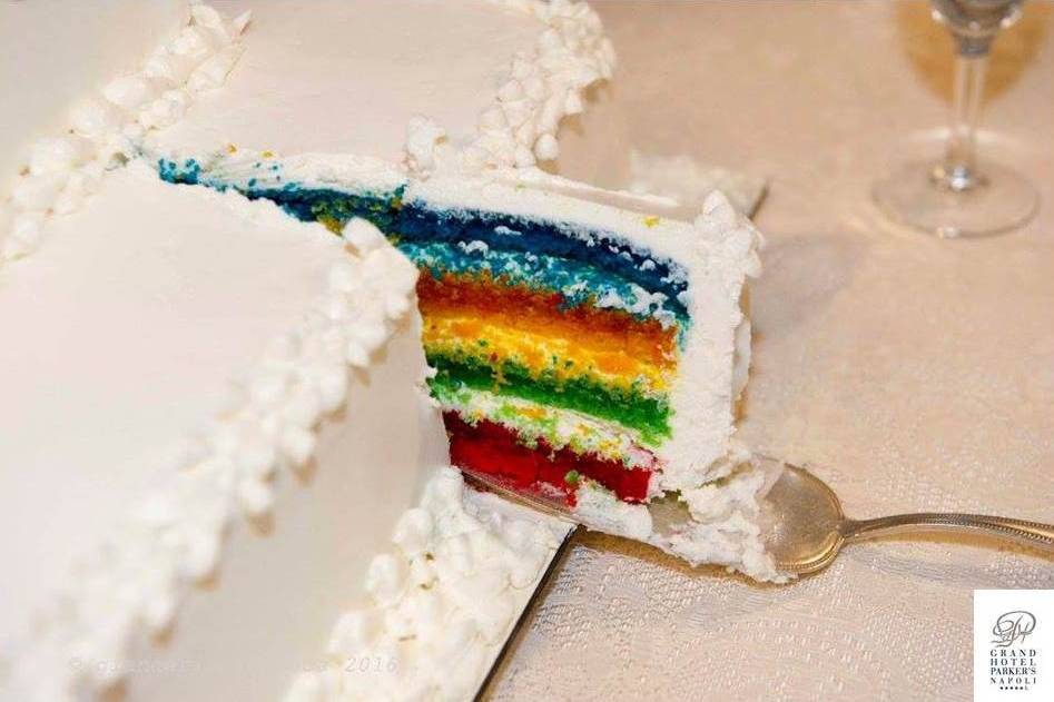 Torta rainbow