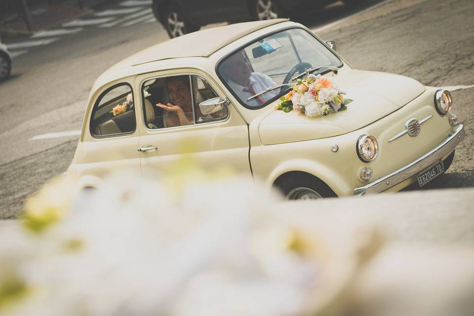 L'auto della sposa