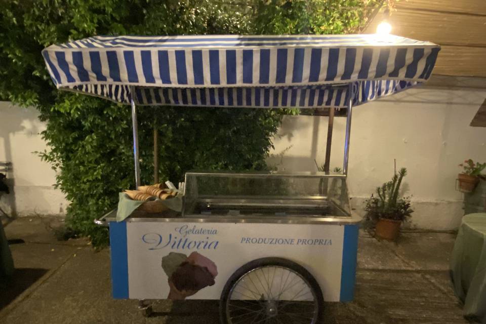 Carretto del gelato artigianal