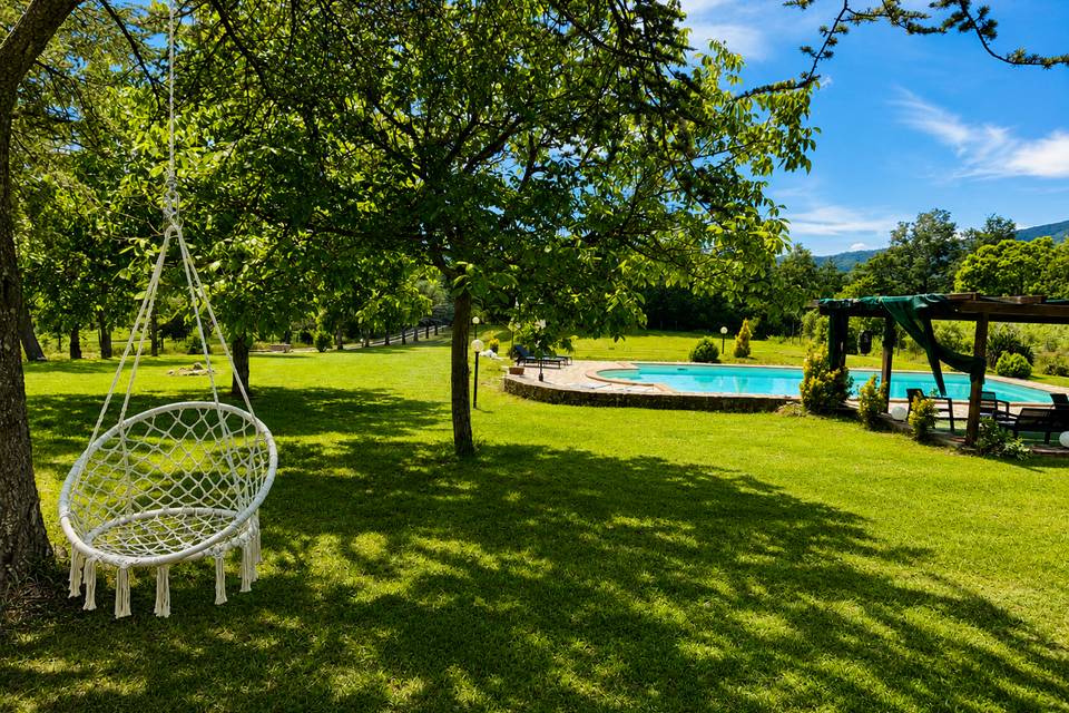 Parco e piscina