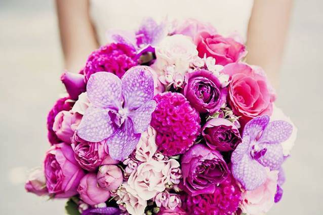 Bouquet purple-rose
