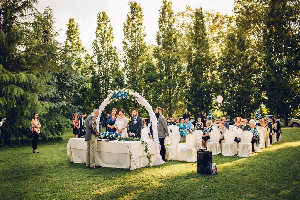 Matrimonio nel giardino