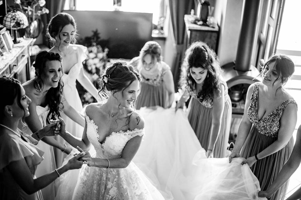 Preparazione sposa