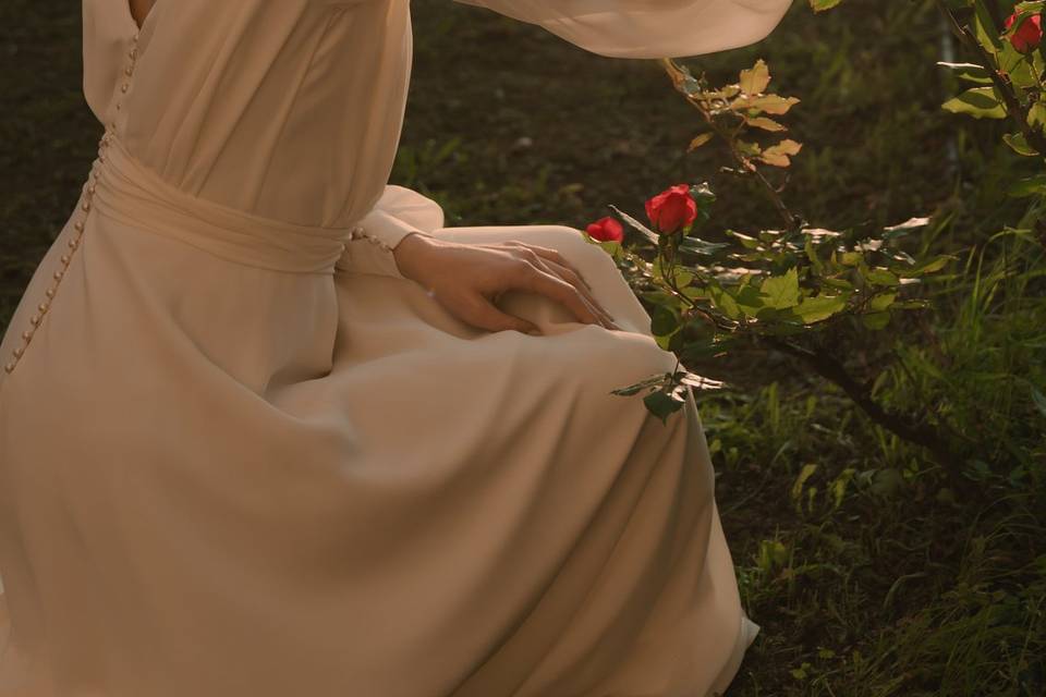 Sposa e fiori
