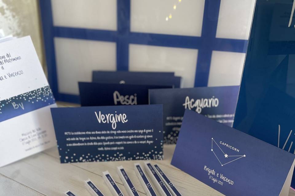 Tema costellazione matrimonio