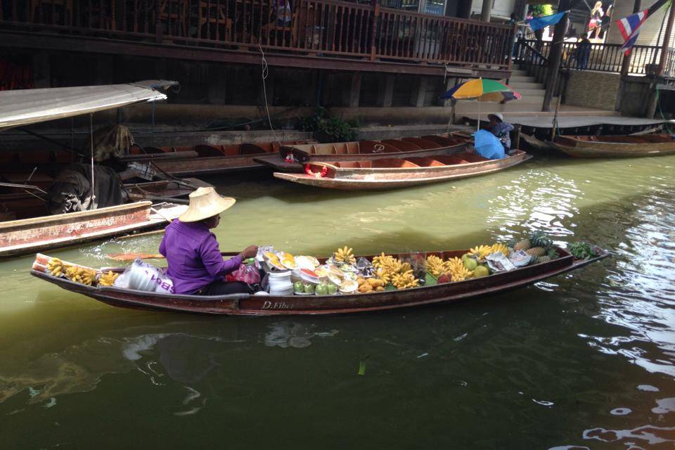 Mercato galleggiante, Bangkok