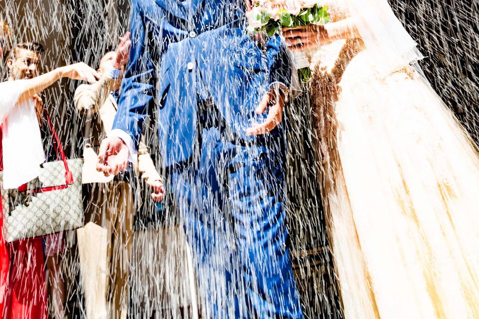 It's raining rice