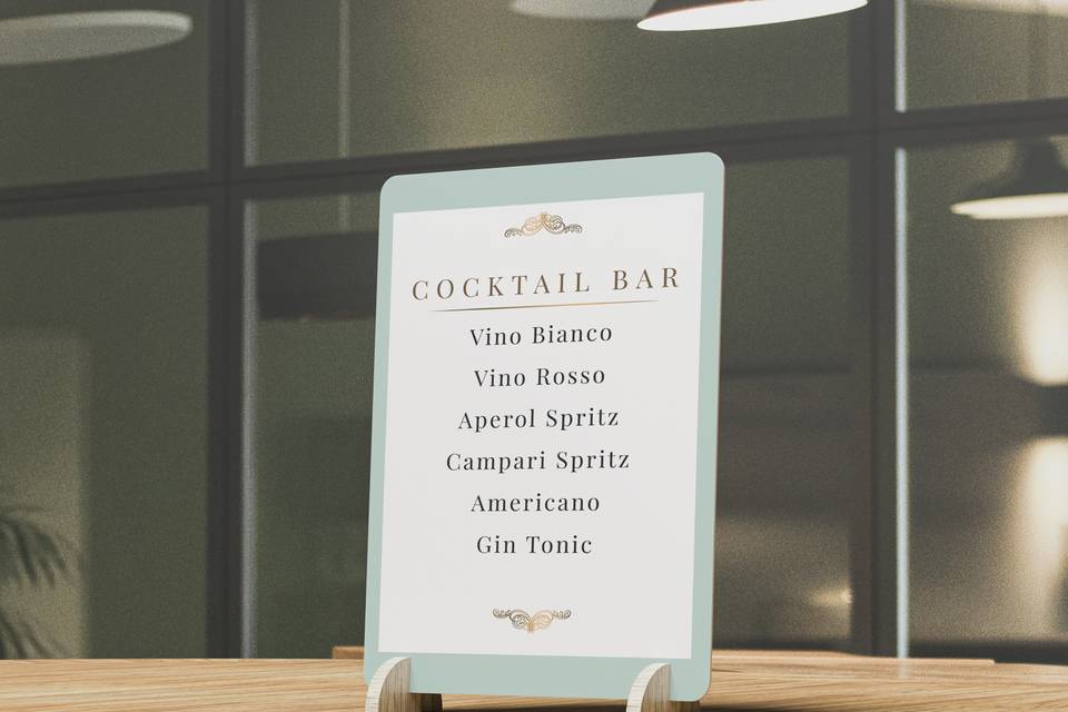 Drink list personalizzata