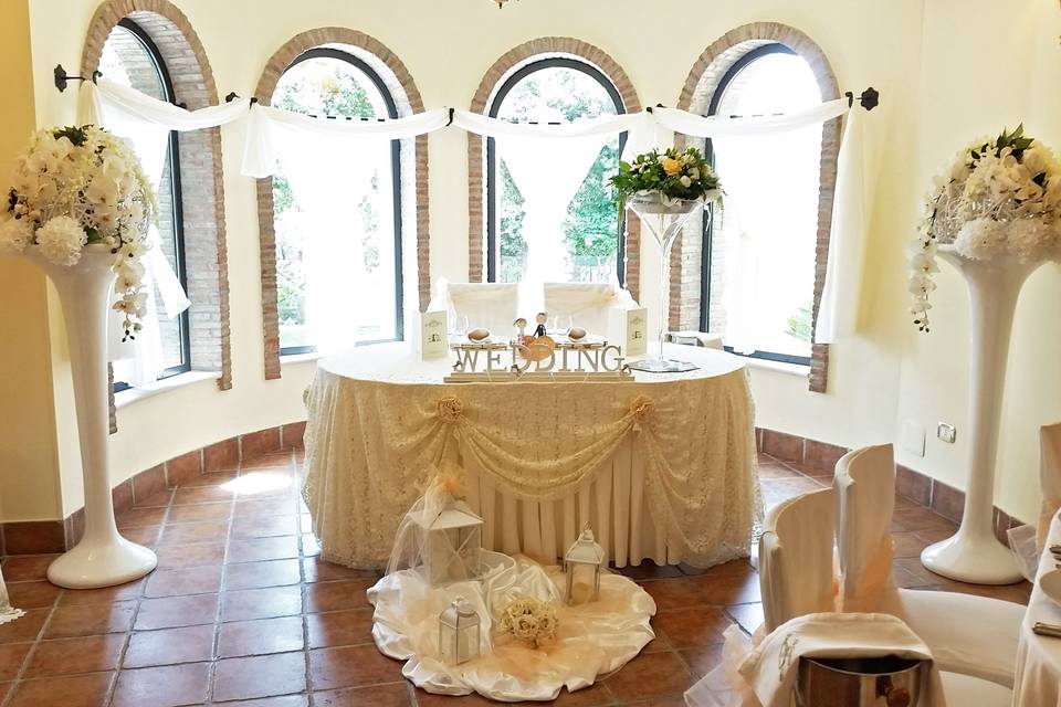 Decori wedding per gli sposi