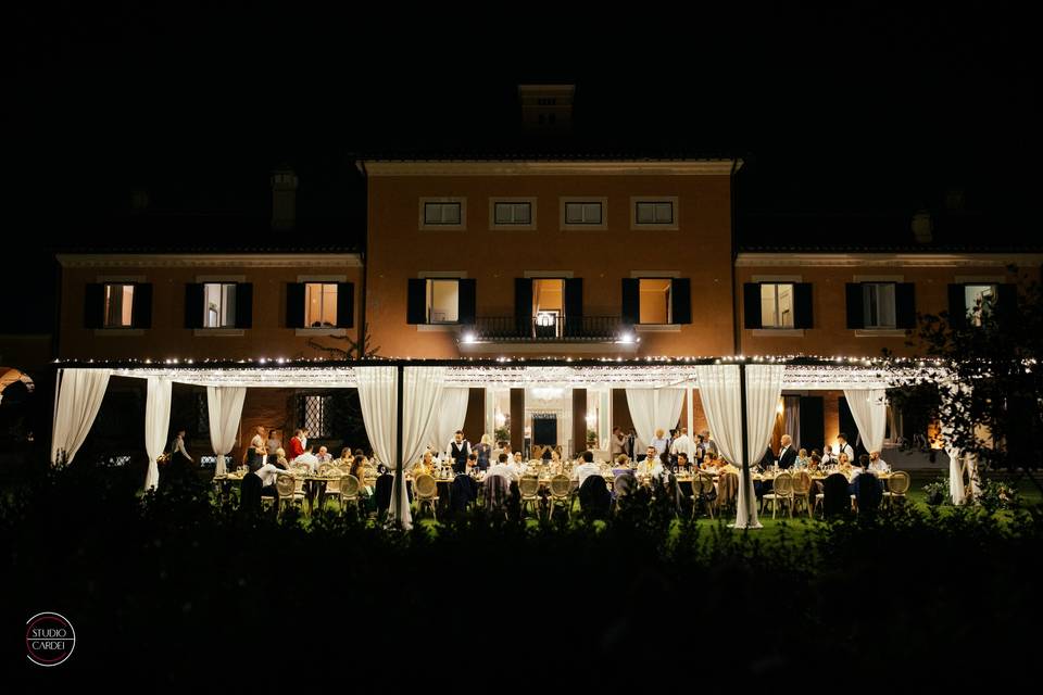 Villa Alberico di notte