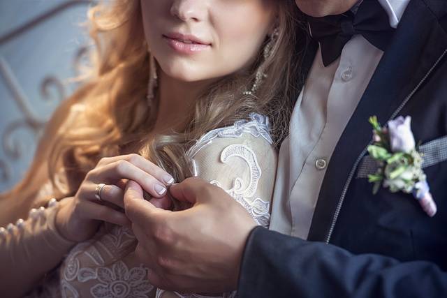 Ritratti sposi eleganti Milano