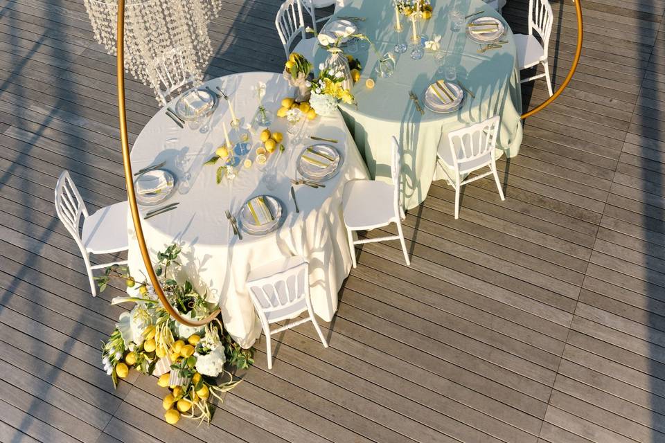 Tavoli in terrazza