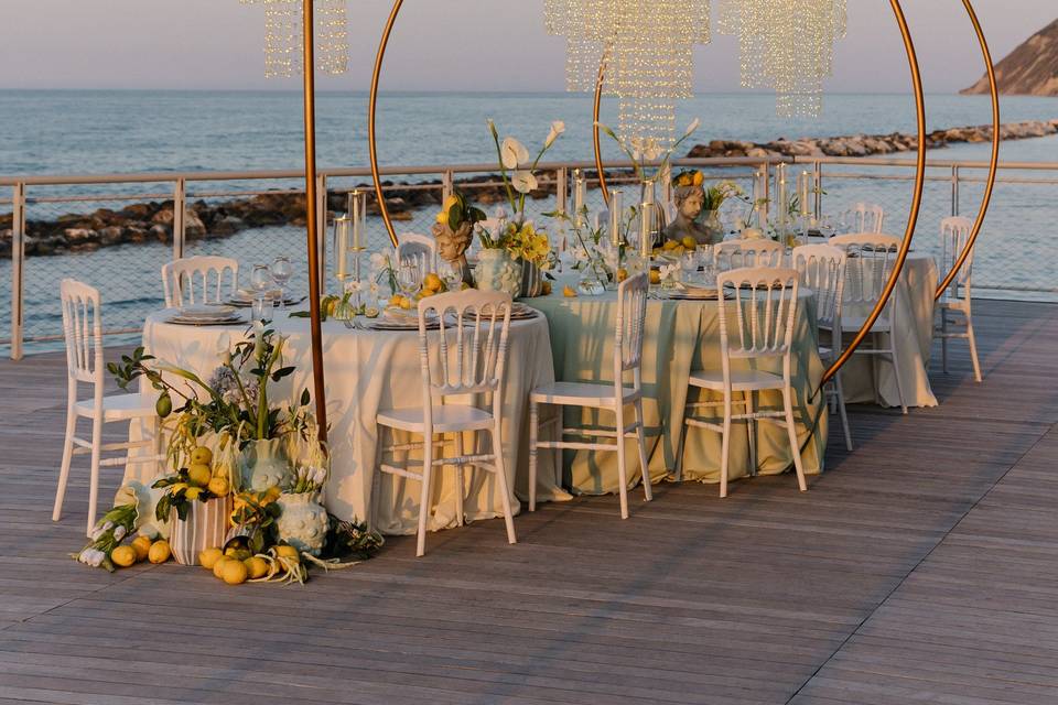 Allestimento Tavoli