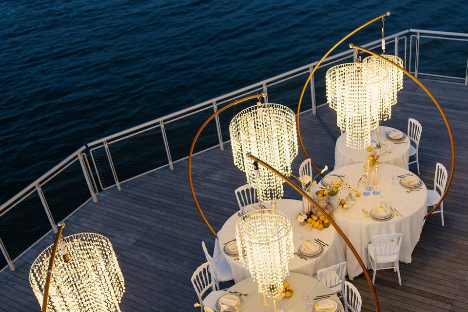 Tavoli in terrazza