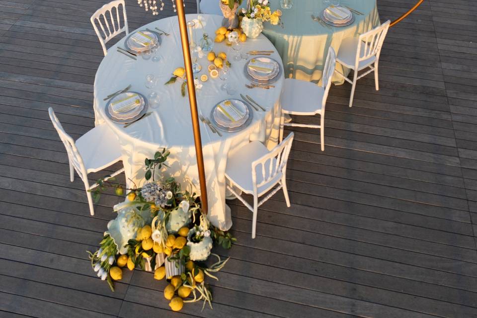 Tavoli in terrazza