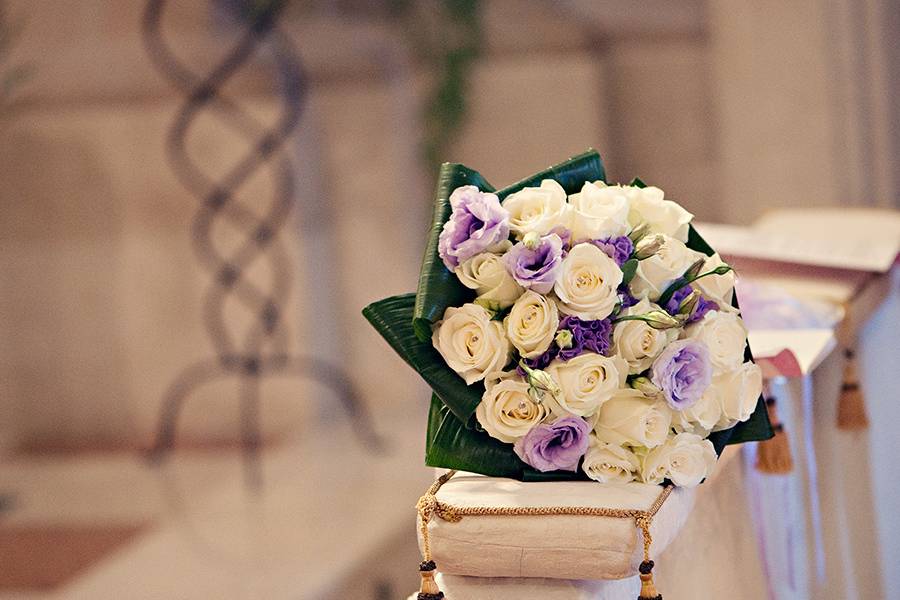 Il bouquet in chiesa