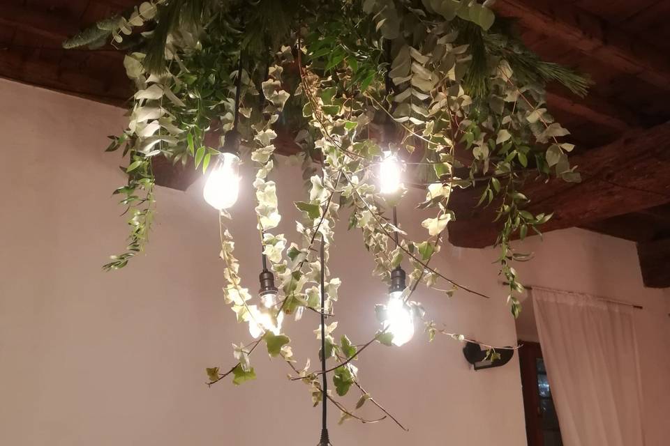 Lampadario vegetale