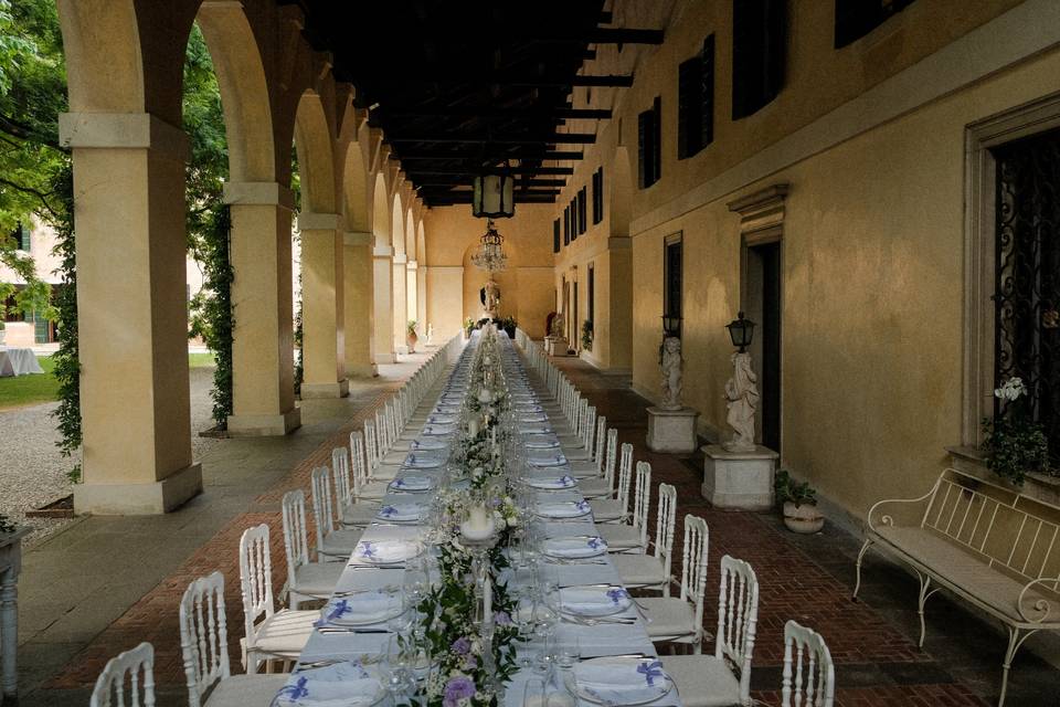 Mise en place in Barchessa
