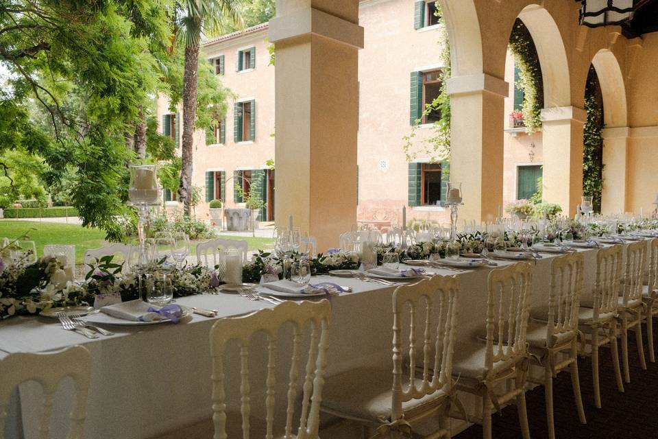 Mise en place in Barchessa