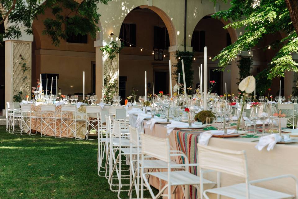 Mise en place in Giardino