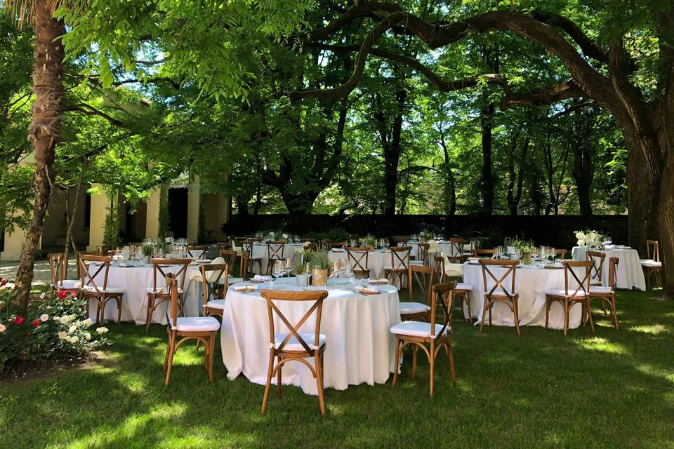 Pranzo sotto l'acacia