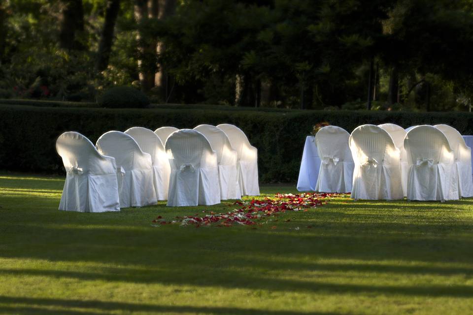 Matrimonio nel parco