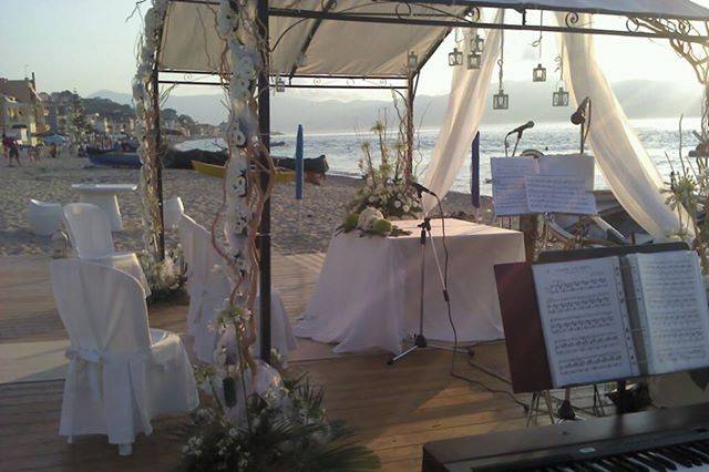 Pianobar in spiaggia