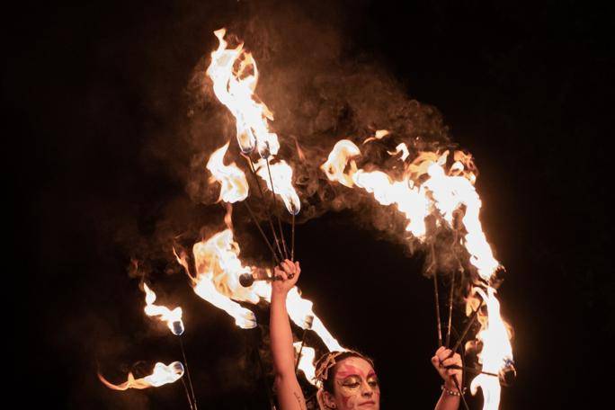 Spettacolo di fuoco matrimonio