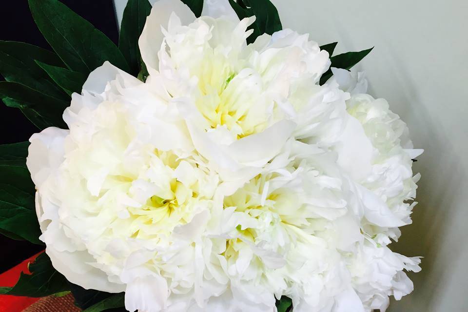 Bouquet sposa: peonie