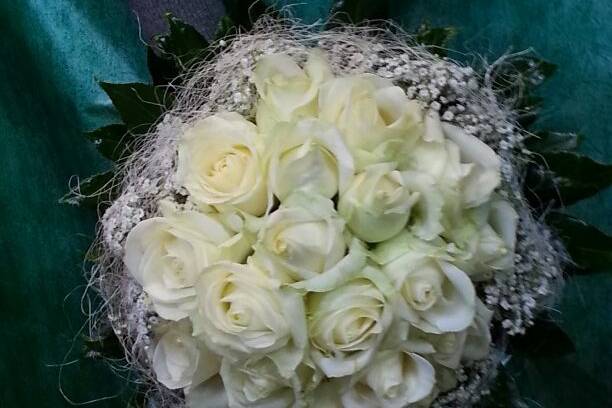 Bouquet sposa: rose