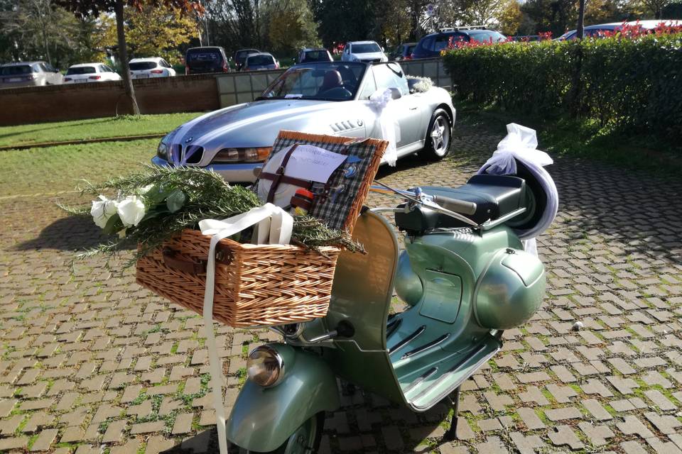 Vespa Vacanze Romane 3/4 sx