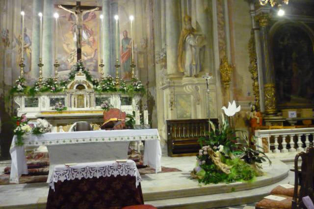 Addobbo chiesa antraccoli