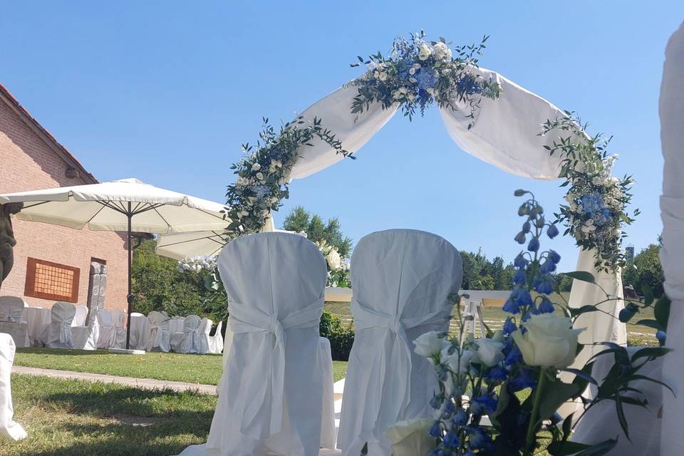 Decorazione arco cerimonia