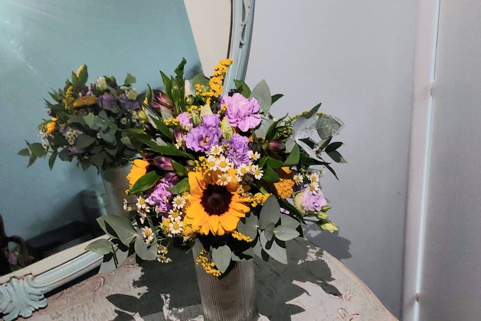 Bouquet sposa rustico