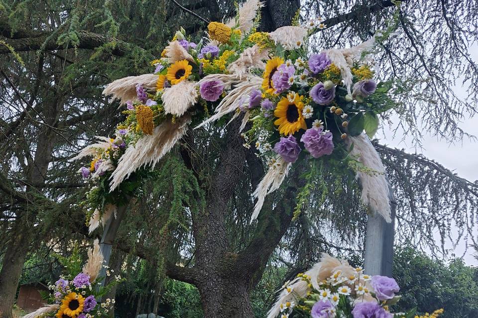 Decorazione arco cerimonia