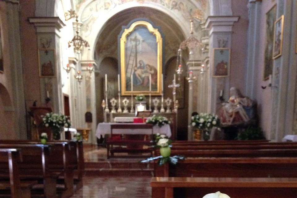 L'esempio di un interno chiesa