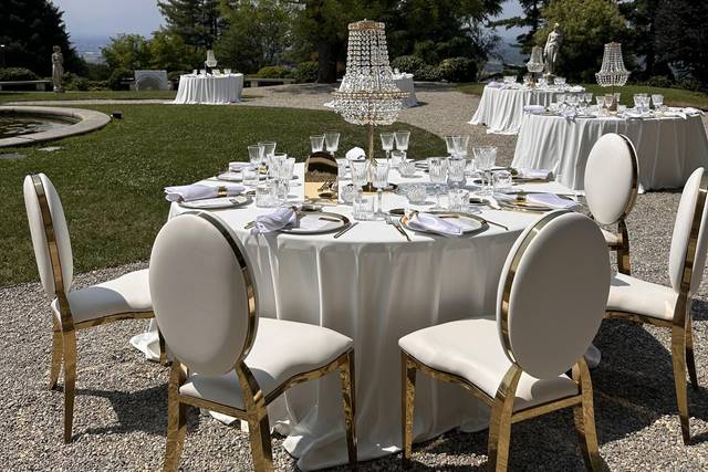 Allestimento tavolo tondo