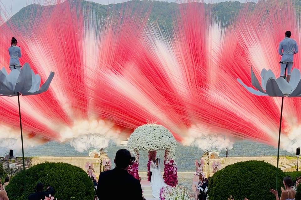 Smoke bomb bicolore