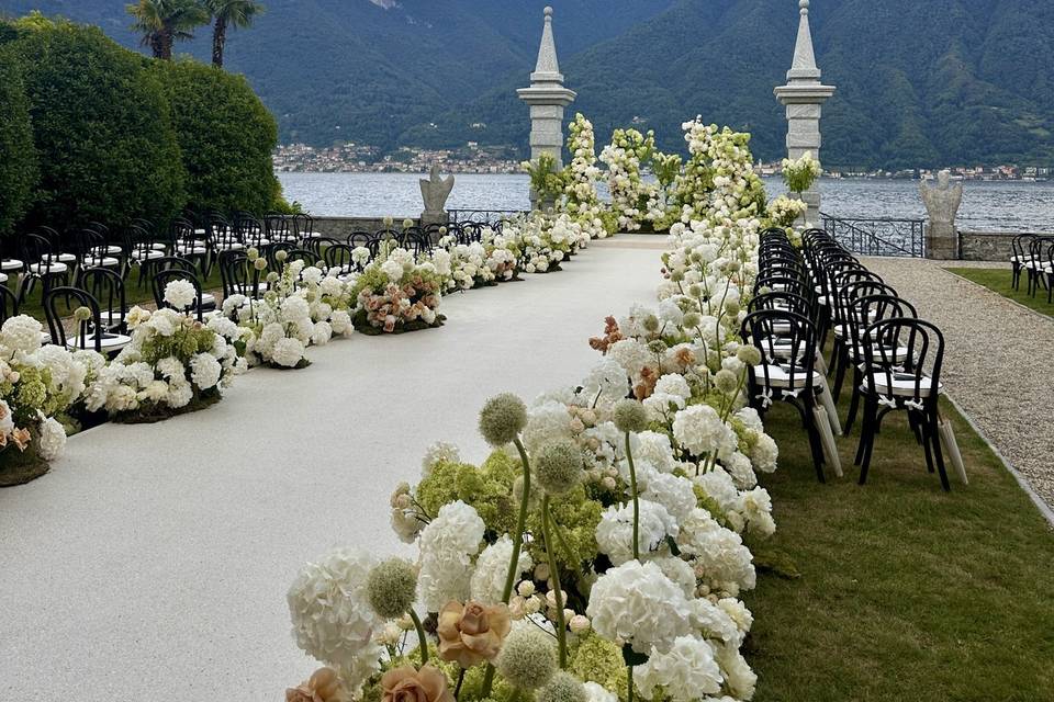 Allestimento cerimonia