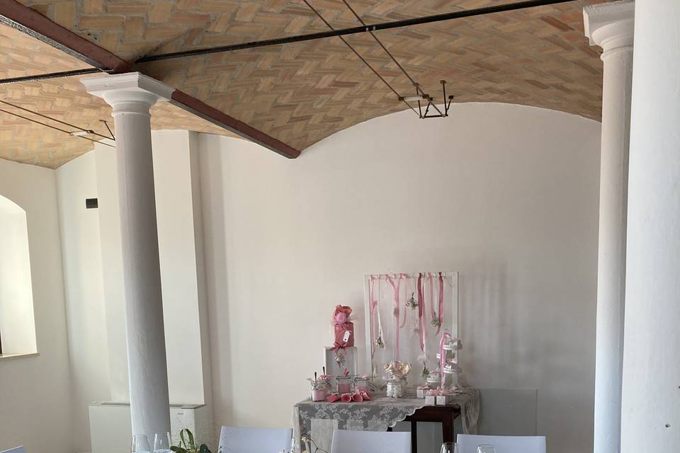 Allestimento rosa