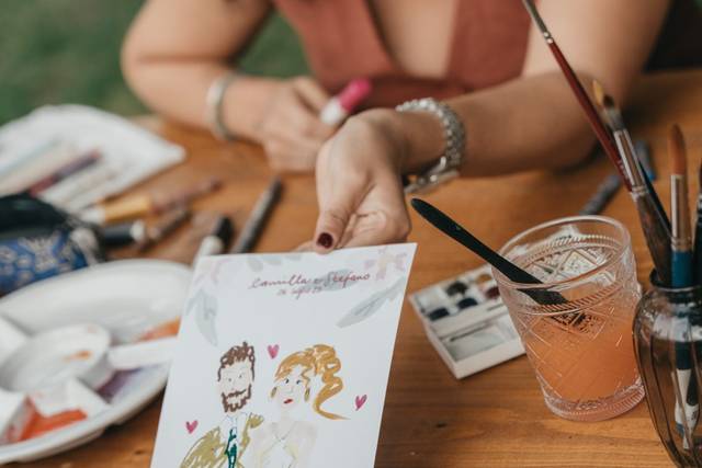 Consegna di un ritratto