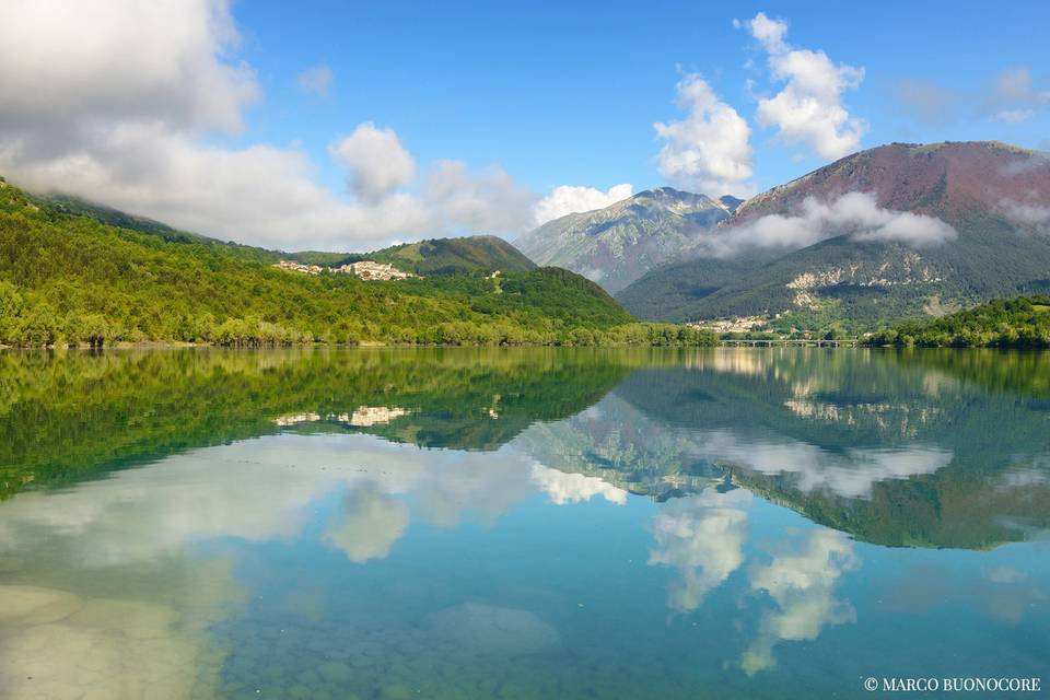 Vista sul lago