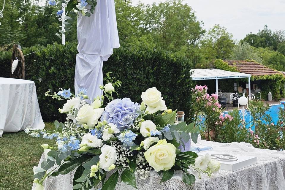 Arco azzurro bianco