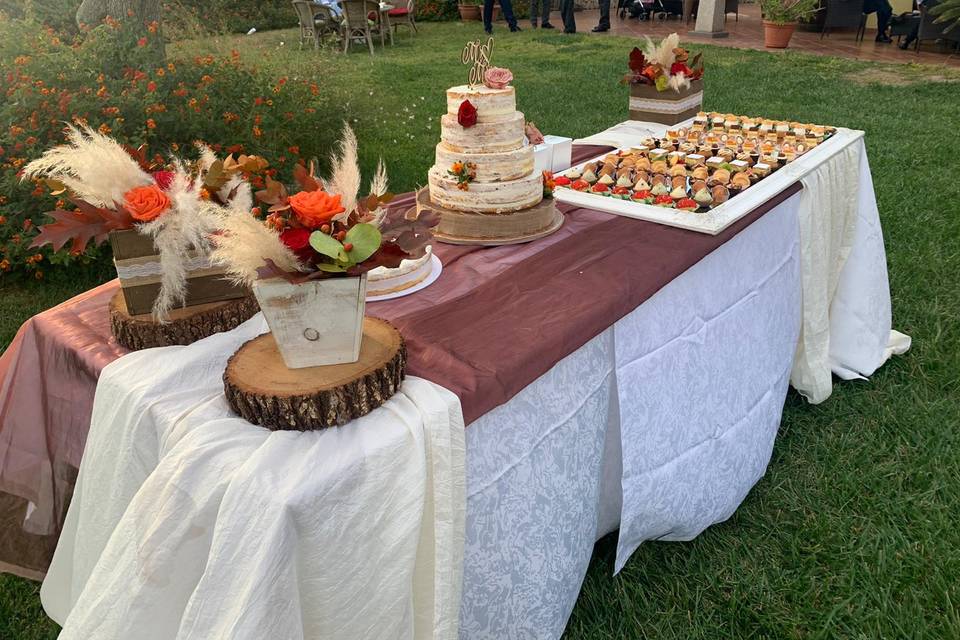 Buffet wedding