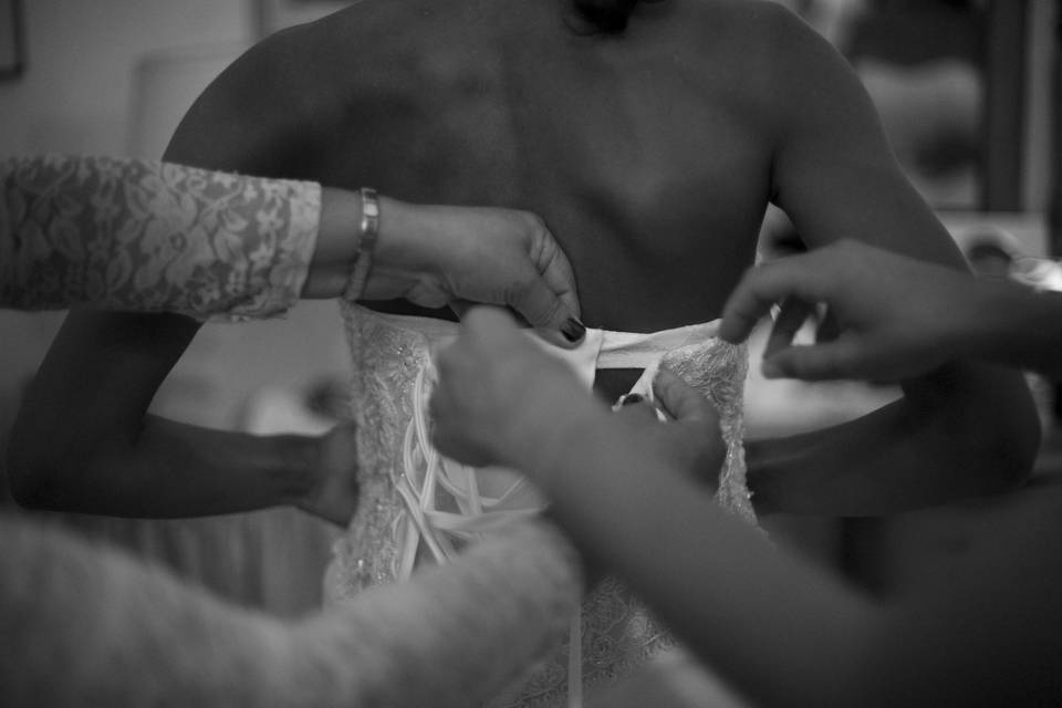 Preparazione sposa