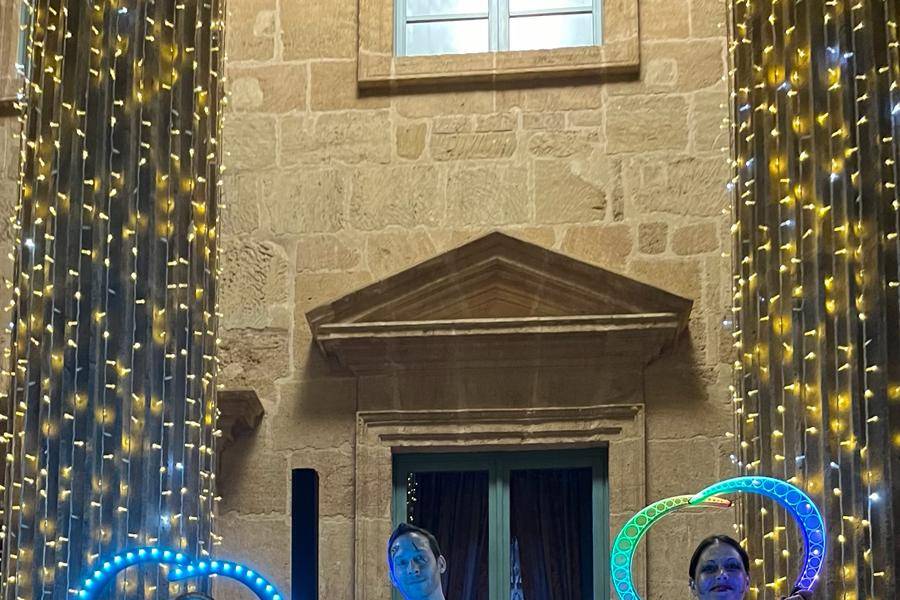 Performers di giocoleria led