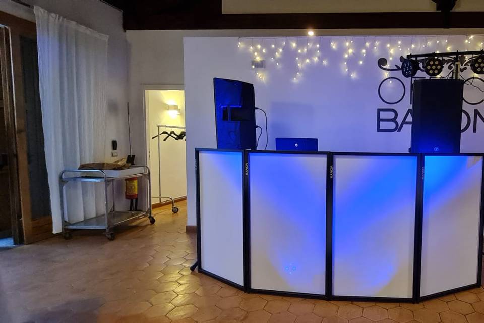 Postazione semplice dj