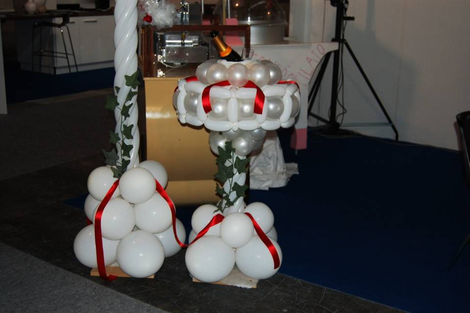Tavolino per brindisi