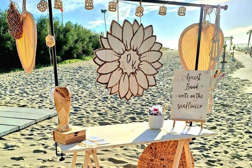 Guest book stile boho cich